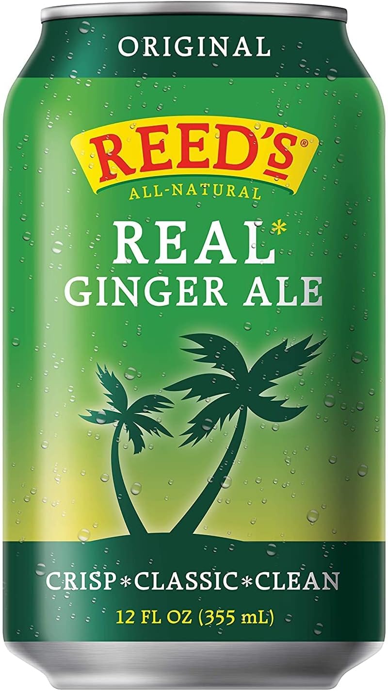 Reed's Real Ginger Ale, All-Natural Classic Ginger Ale Made with Real Ginger (8pk- 12oz cans)