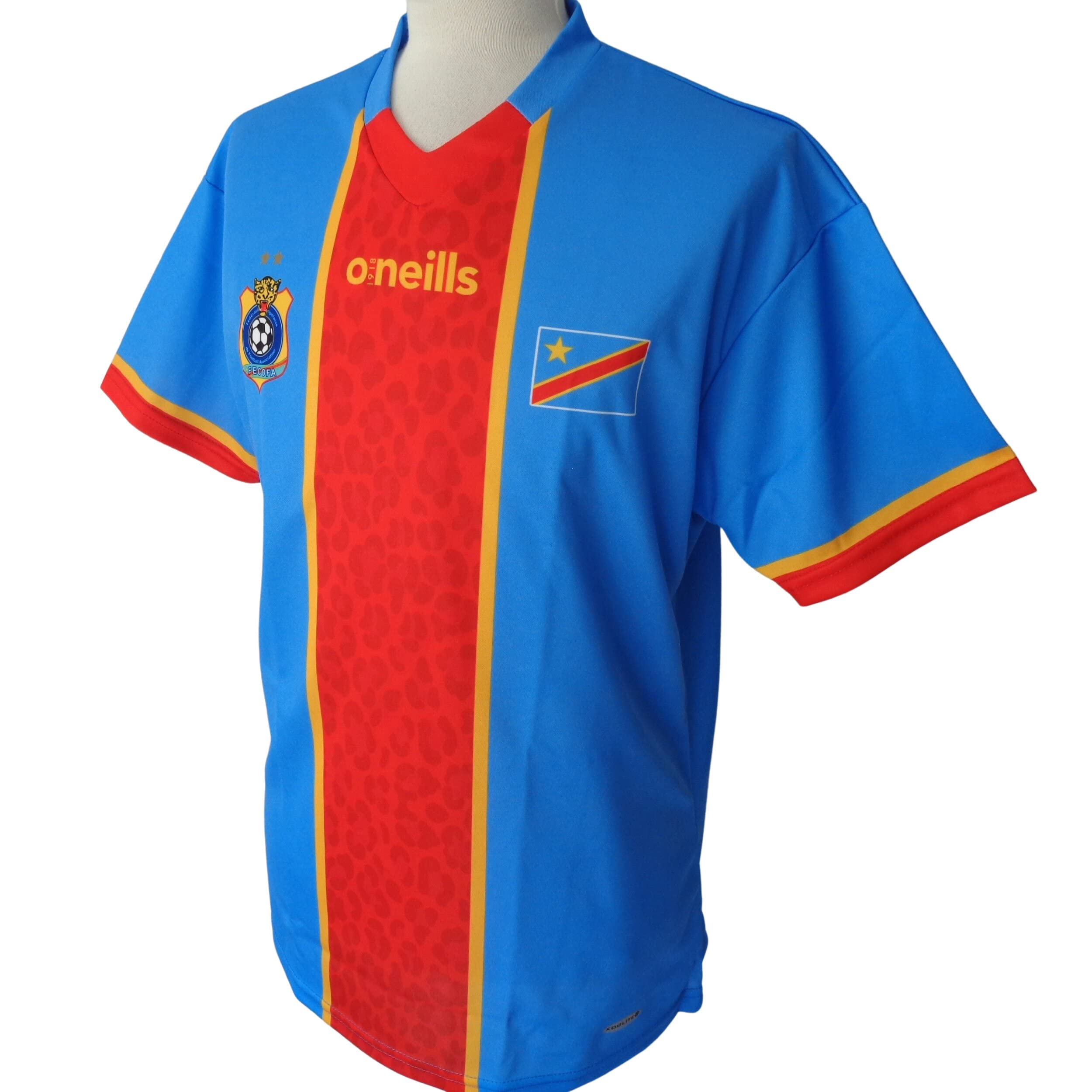 Maillot Des Léopards Equipe Nationale Du Congo RDC- Maillot CAN 2019 Sodishop 600x450