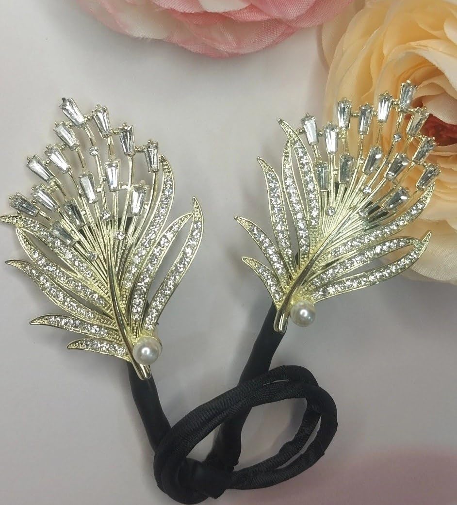 KHAMKARI Magic Hair Bun Maker French Hairstyle Twist Lazy Curler Hair Barrettes Bun clip Elegant Hair Accessories for Women Girls (White 2)