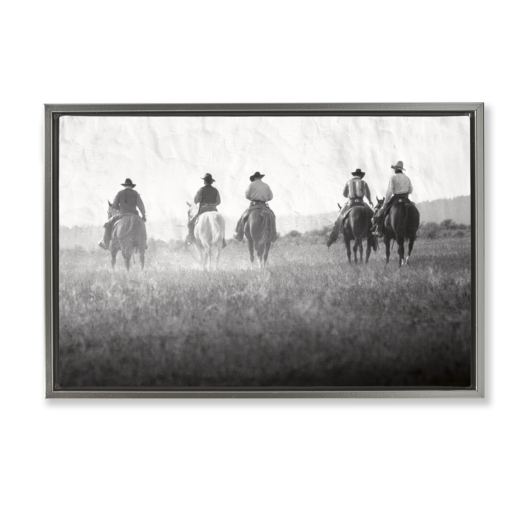 'Riding Toward The Horizon'| Floating Frame Canvas Art