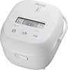 Tiger Thermos JBS-A055WM Rice Cooker, 3-in-1 Living Alone, Far Infrared Black, Extra Thick Pot, Low Temperature Cooking, Baking, Frozen Rice, Quick Cooking, Microphone, Matte White