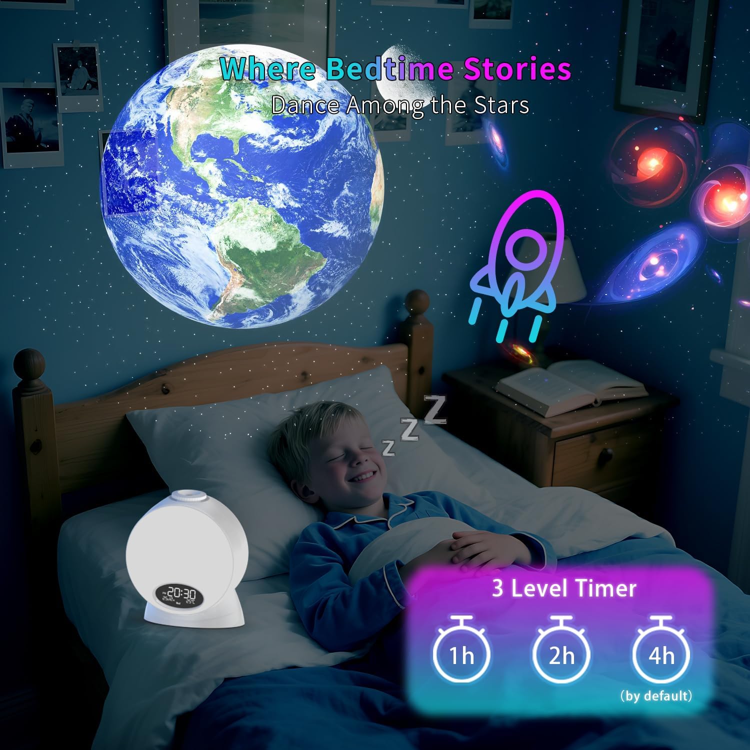Galaxy Projector,Flevo Star Projector,Bedroom Night Light for Kids,Home Planetarium with Remote Control,13 Film Discs 4K HD,for Kids Bedroom Ceiling Home Living Room Decor Birthday Gifts