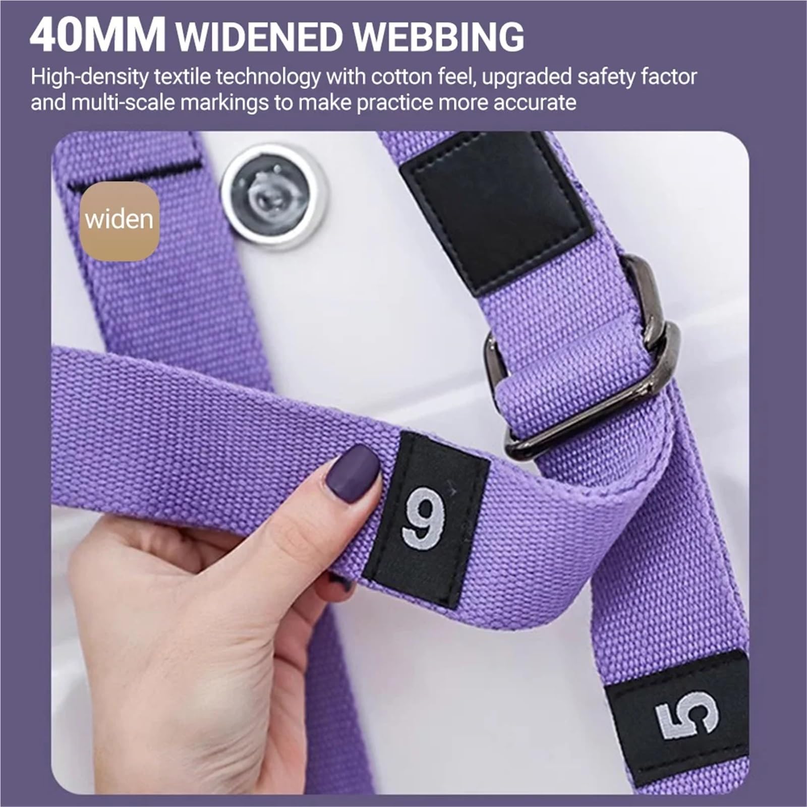 Cinghia di yoga Pull Rope Donna Amaca Stretch Trainer Femminile Palestra Cintura Amaca Altalena Stretching Inversione