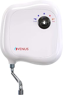Venus QH33 Tankless Touch-Free Instant Water Heater;3.3Kw; Heat Exchanger Technology, Fast Heating Touch Free operation