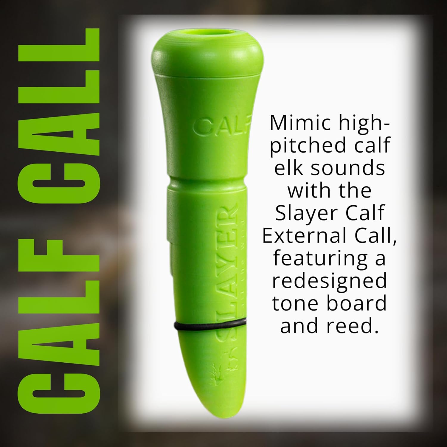 Slayer Calf External Elk Call – Realistic High-Pitched Calf Sounds for Hunting, Bugling & Elk Communication | Easy-to-Use Cow & Calf Call for Elk Hunters | Premium Elk Hunting Accessories