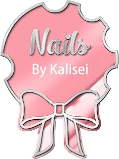 Generic Personalized Nail Photo Prop, 4" x 2" Acrylic, Modern Style, Nail Art Theme, Custom Name, Salon Decor