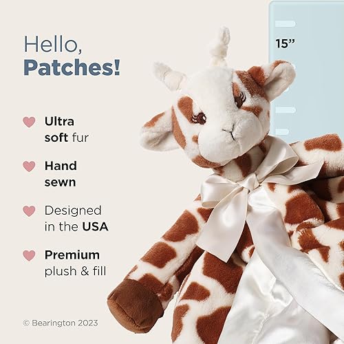 Vista 60 de Cobija Bearington para bebé, Lovey 15 pulgadas, 15" Lamby de 15