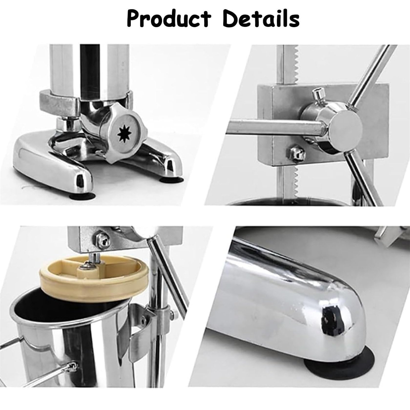 Machine De Remplissage Manuelle De Churros, Machine De Remplissage Manuelle De CrèMe De GeléE De Remplissage De Churros De Beignets, Machine De Remplissage Manuelle Acier Inoxydable Avec 5 Buses,2L
