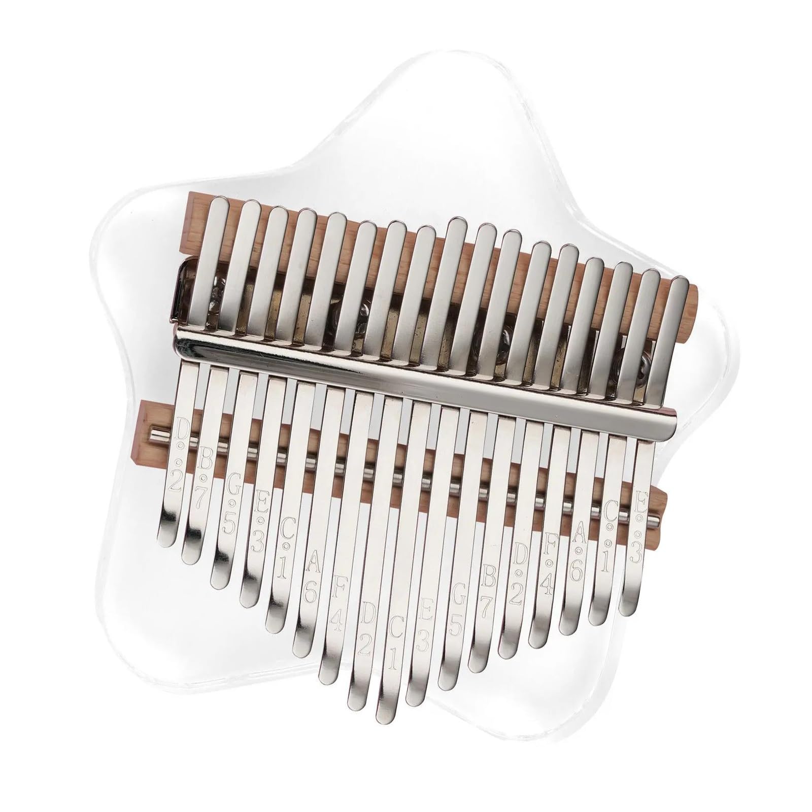 Kalimba Principiantes Kalimba Acrílica De 17 Teclas Para Principiantes Adultos