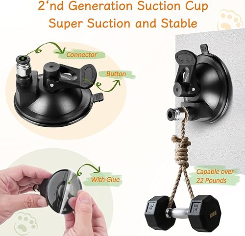 Miniatura 5 de Juguete interactivo de plumas para gatos, juguetes interactivos de plumas para gatitos, teaser para gatos de interior, juguetes reutilizables con