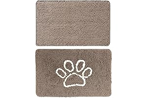 Gorilla Grip Durable Chenille Doormat 2-Pack