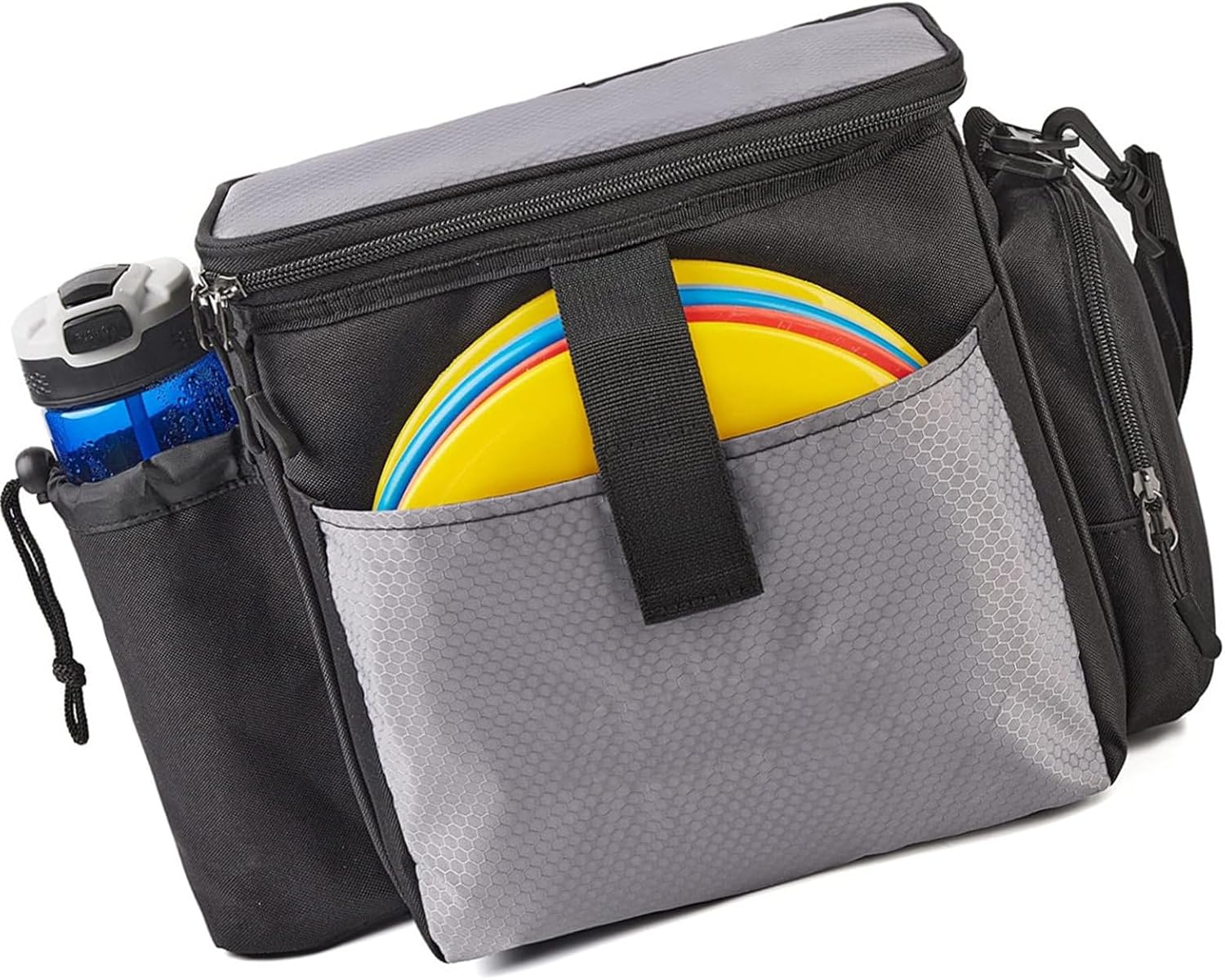 1. Disc Golf Bag with Adjustable Strap Portable Sports for Outdoor Training Gear Carry Accessories for Man