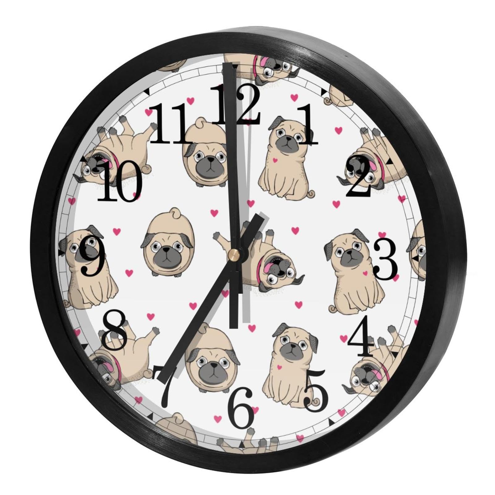 Horloge murale carlin silencieuse sans tic-tac pour un sommeil paisible