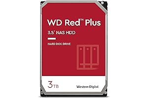 WD Red Plus 3TB NAS Hard Drive: Enhanced Performance for Network Storage