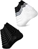 SIXDAYSOX Ankle Socks Womens Thin Breathable No Show Low Cut Cotton Socks 10 Pairs 9-11