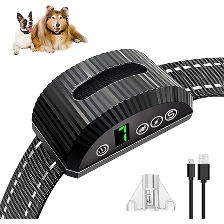 Amazon 無駄吠え防止 首輪 むだぼえ防止グッズ 犬 しつけ 犬 首輪 全自動 充電式 Lcdディスプレー Ip67防水 小型犬 中型犬 大型犬 全犬種対応 無駄吠え防止グッズ ペットトレーニング 近所迷惑防止 安眠妨害解決 Leove 無駄吠え防止首輪 通販 Amazon 無駄吠え防止 首輪 むだぼえ防止グッズ 犬 しつけ 犬 首輪 全自動 充電式 Lcdディスプレー Ip67防水 小型犬 中型犬 大型犬 全犬種対応 無駄吠え防止グッズ ペットトレーニング 近所迷惑防止 安眠妨害解決 Leove 無駄吠え防止首輪 通販