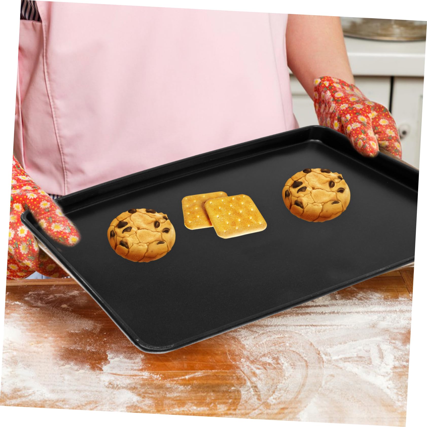 Negra para Hornear de Aleación de Aluminio Bandeja Rectangular