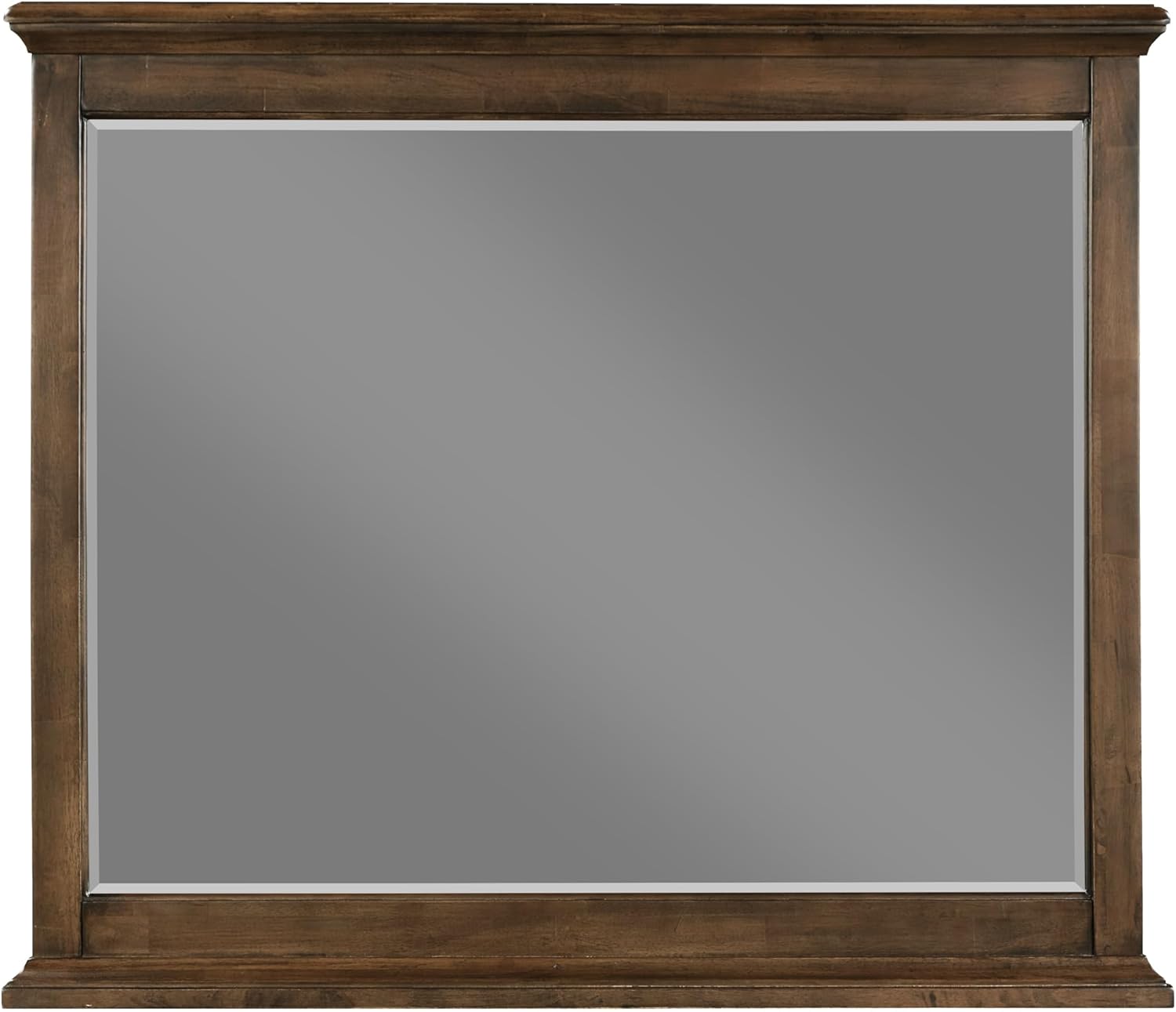 Acme Franklin 4 Pieces Vintage Wood Full Bed Set in Brushed Walnut