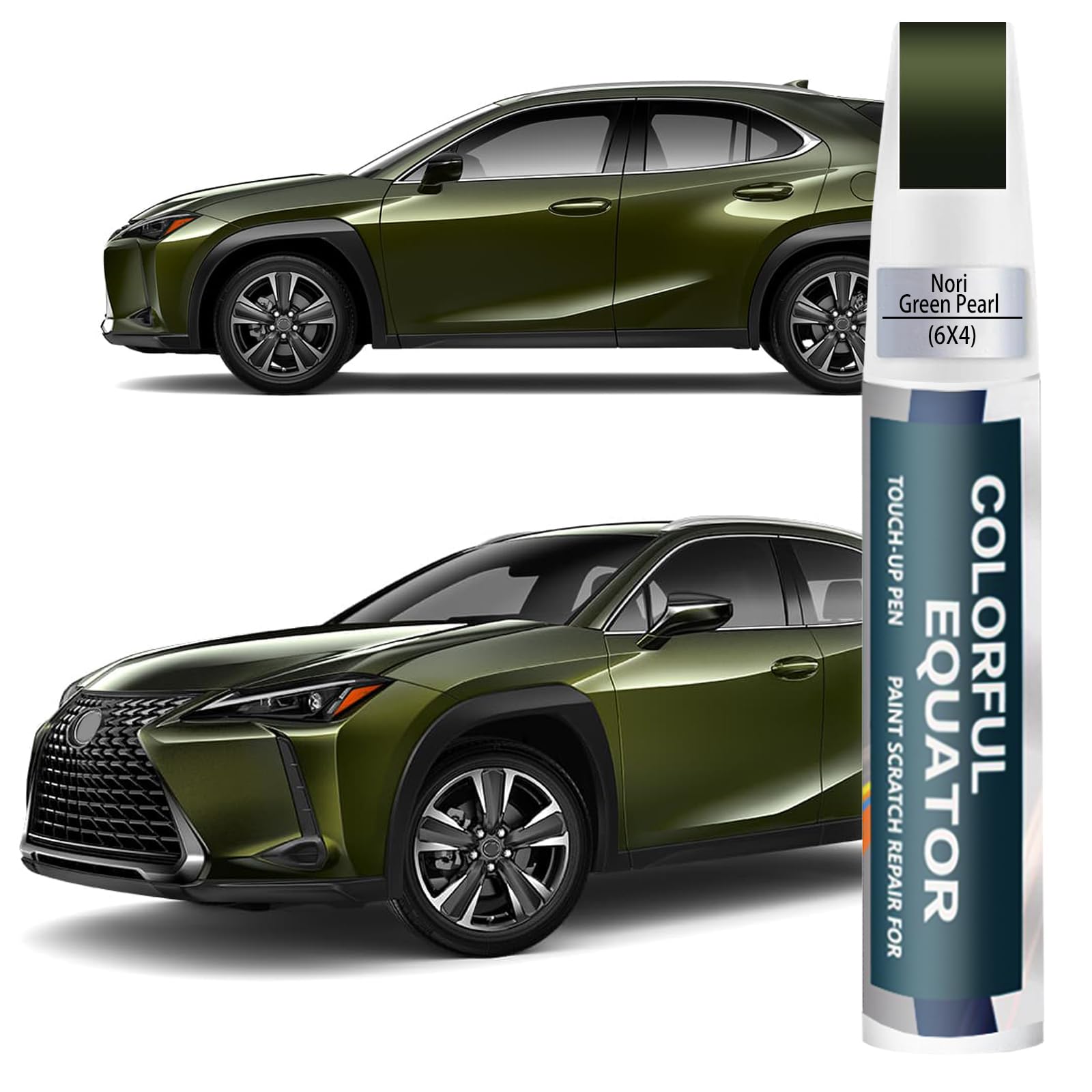Amazon.com: Nori Green Pearl(6X4) Touch Up Paint for Lexus, Car