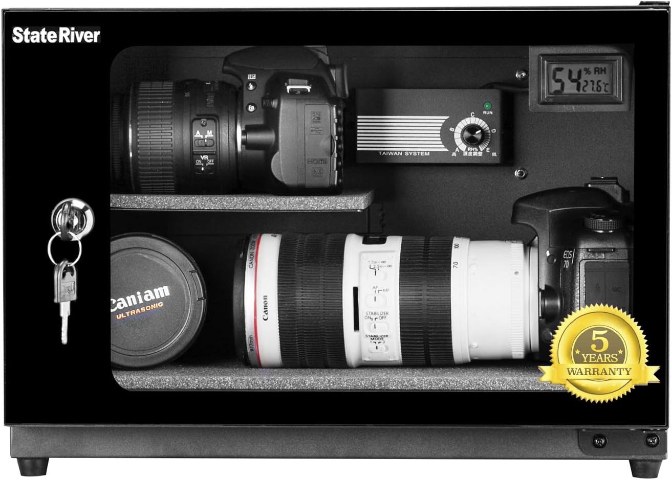 Analog Camera Dry Cabinet for Camera Lens and Other Photographic Equipment 20 Litre