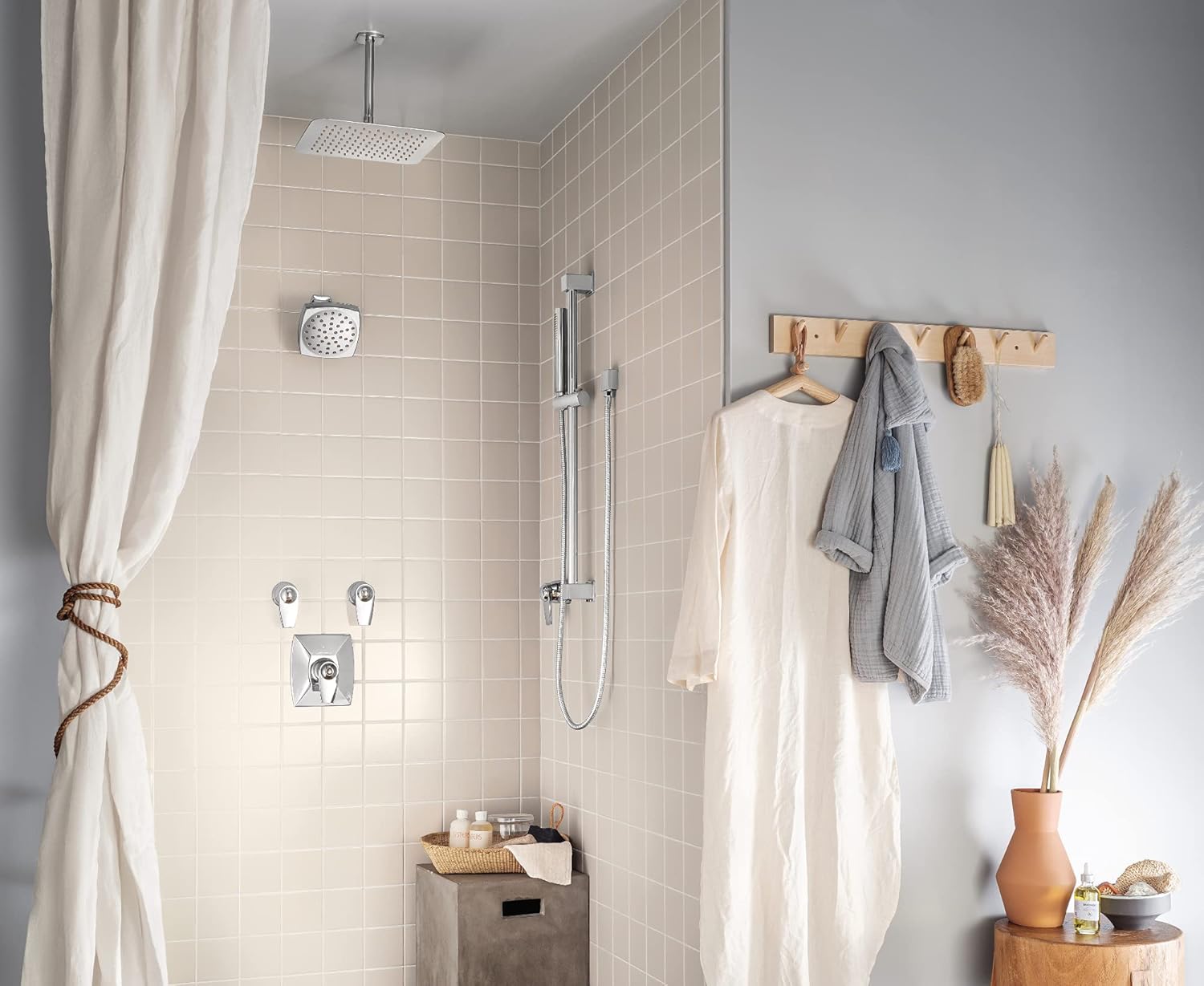 Best Seller Moen S1004EP Collection 12 Eco-Performance Razor Thin Rainshower Shower Head, 12 Inch Square, Chrome