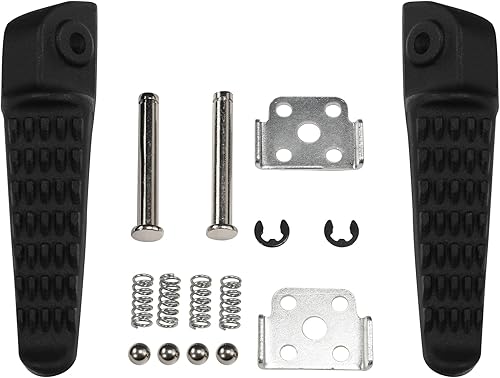 TCT-MOTORPARTS Reposapiés trasero Estriberas Pasajero para Kawasaki ZZR1400 ZX14 2006-2013 2012 NINJA 250R EX250 08-13