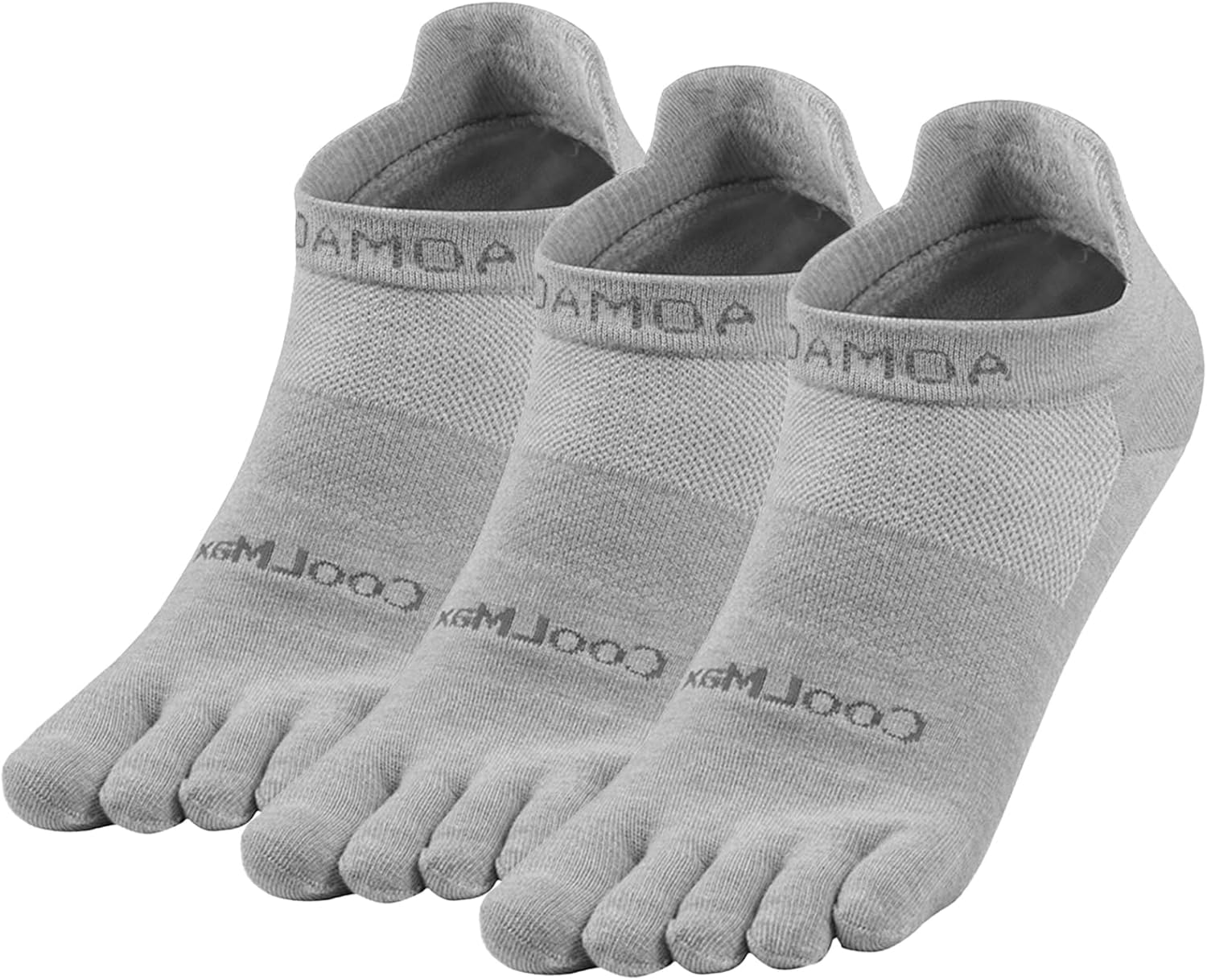 OrrinSports Toe Socks for Men Women Cool-max Running Socks 3 Pairs Athletic Breathable Five Finger Socks