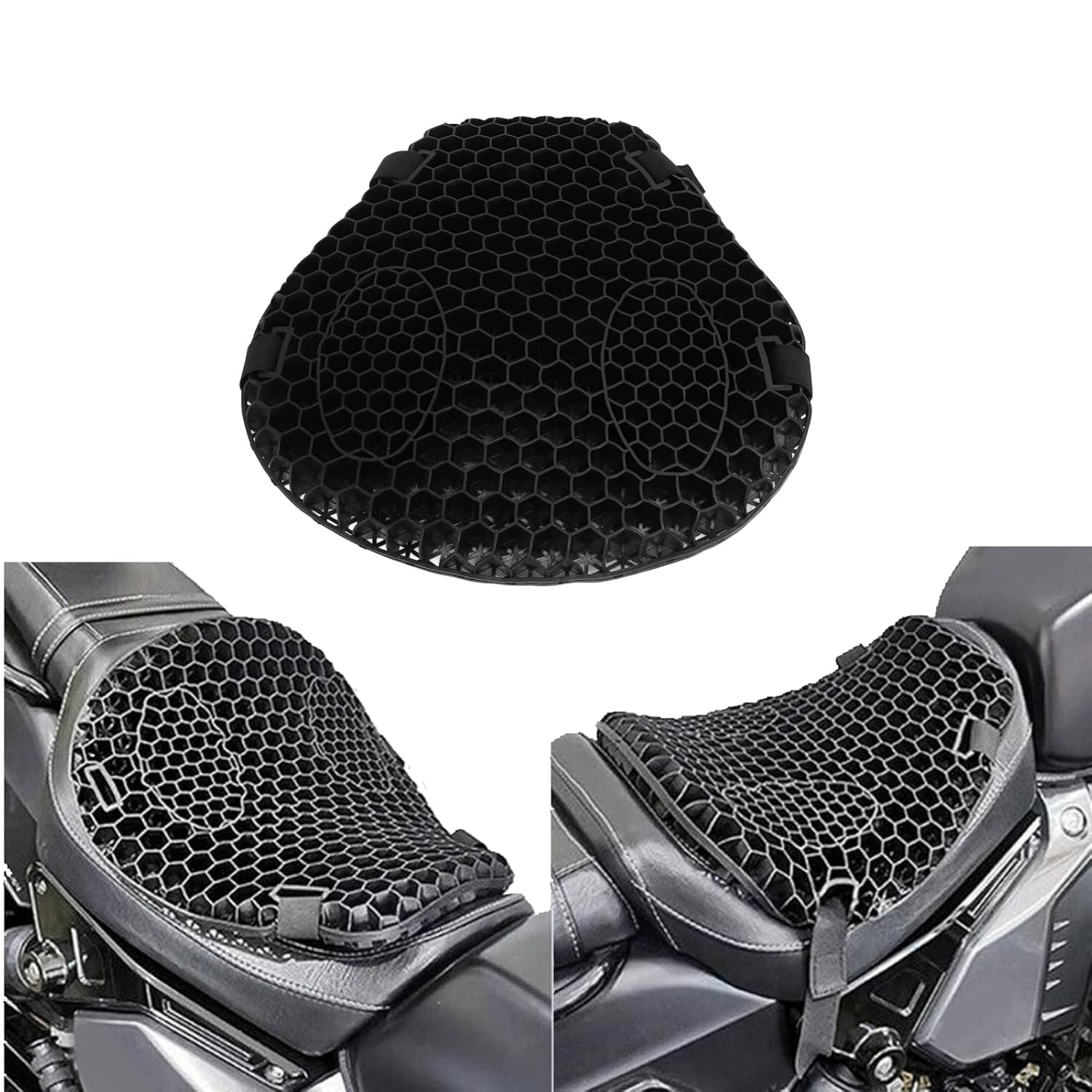 Air Motorcycle Seat Cushion, Pressure Relief Motorcycle Gel Seat Pad
