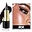 BONNIE CHOICE 2Pcs Black Gel Eyeliner Pencil, Halloween Makeup Waterproof Long Wear Natural Eye Lip Face Paint Stick Smudge Proof Matte Liquid Eyeliner Cream Black Smokey Eye Liners Eyeshadow Crayon