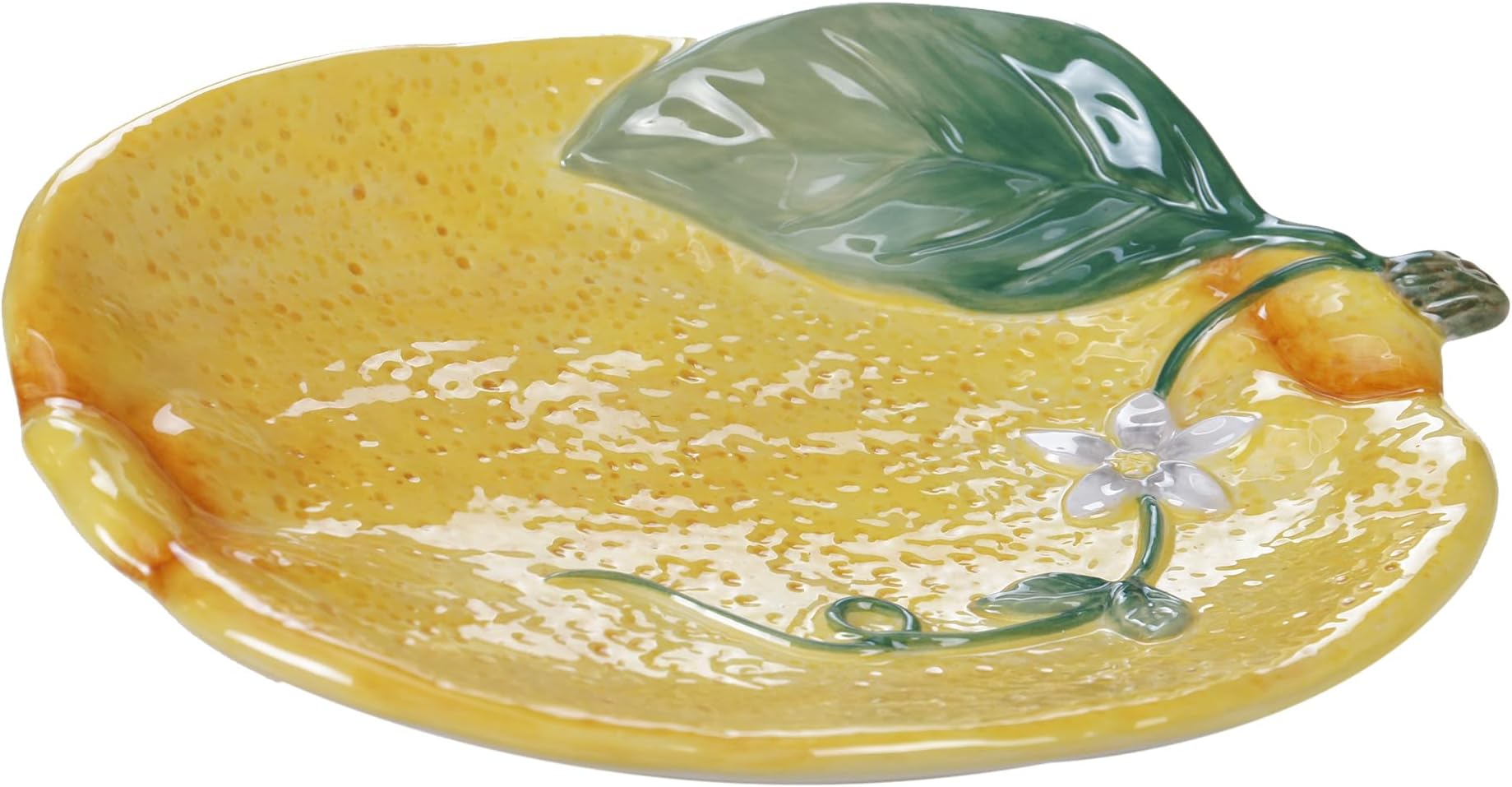 Certified International3-D Lemon Dessert Plate, 8-inch Diameter, Kitchenware and Accessories, 23135