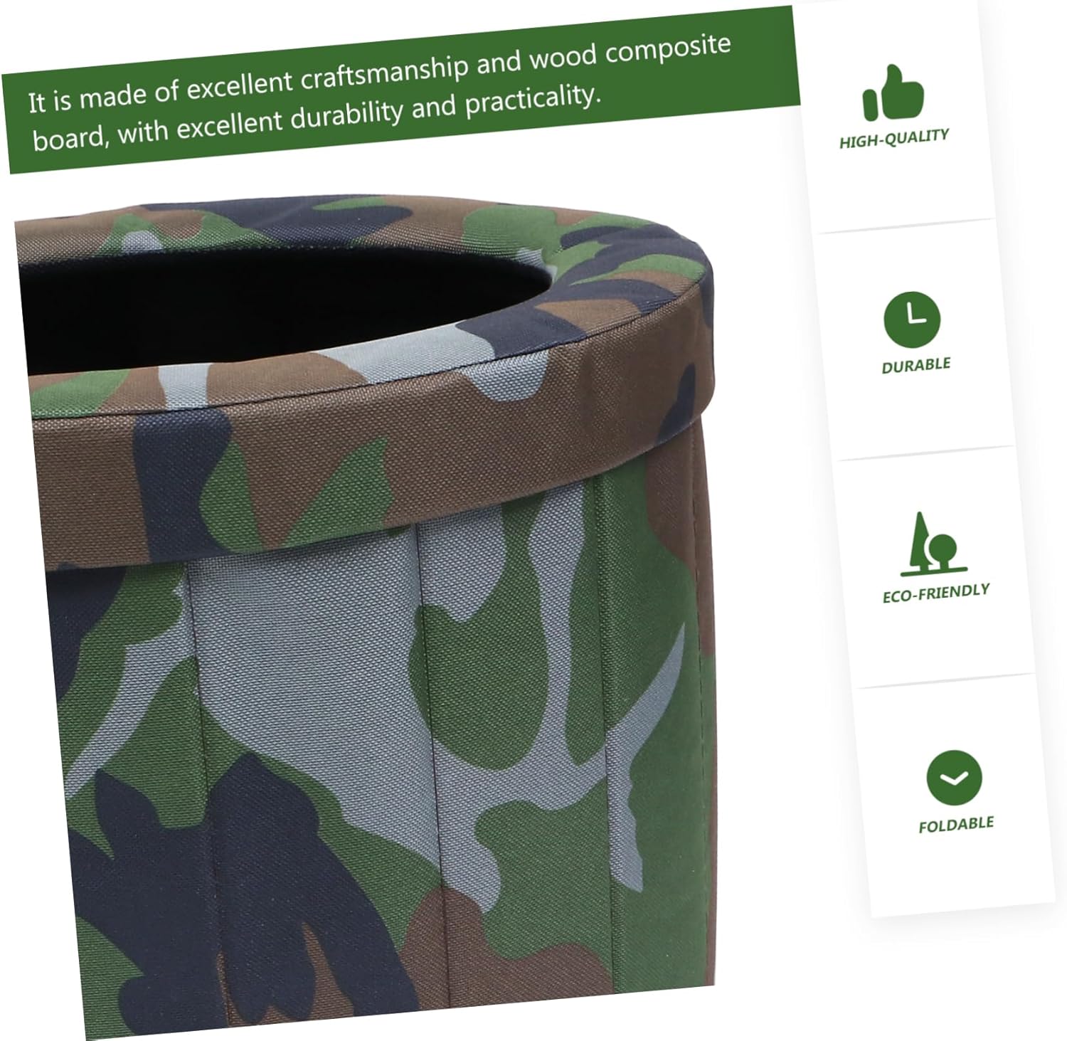 1Pc Portable Toilet for Travel Outdoor Car Toilet with Garbage Bags Storage Bag for Camping Rving and Emergency Use Simple and Design