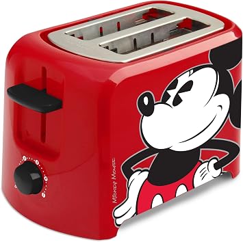 Amazon.com: Disney Mickey Mouse 2 Slice Toaster by Select Brands ...
