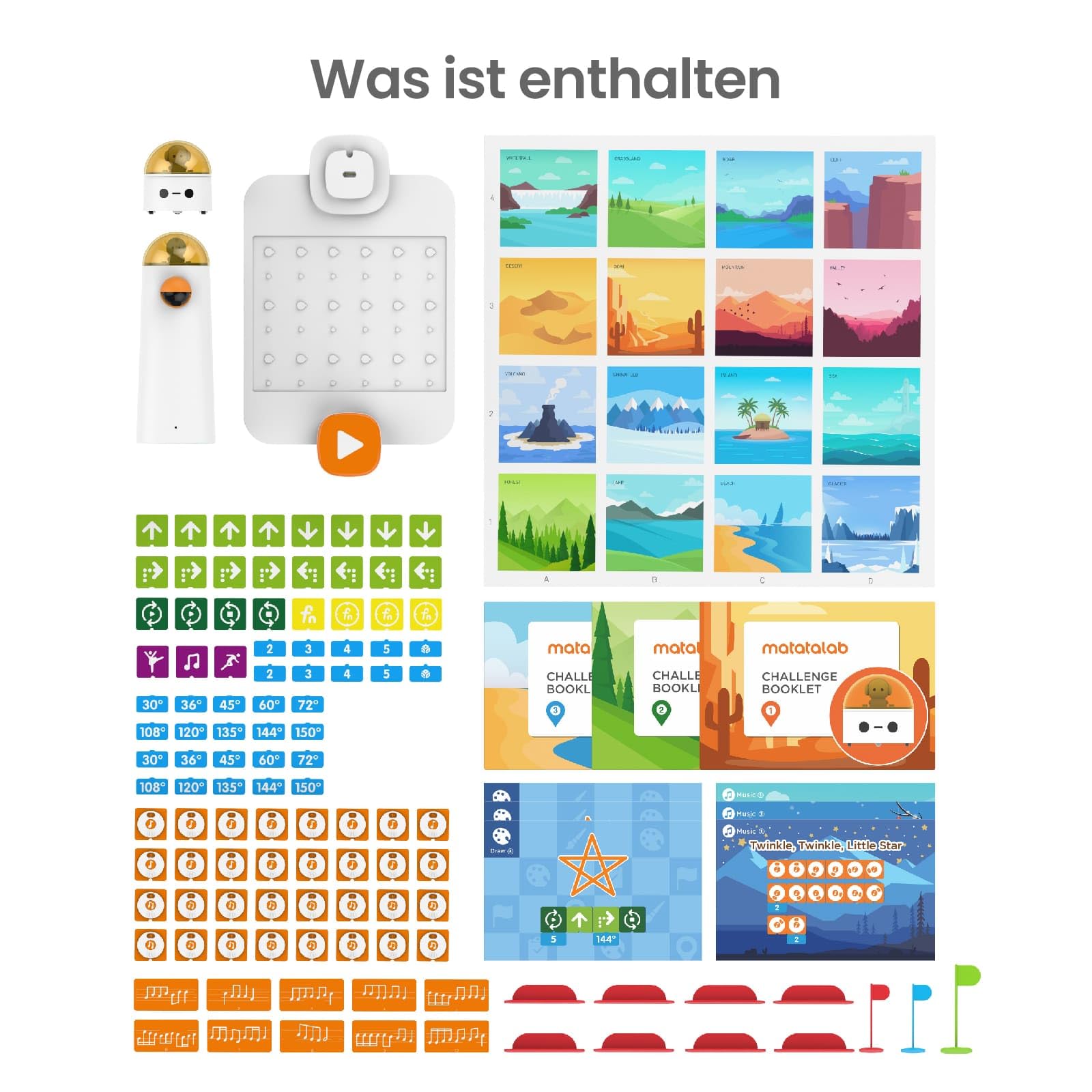 Programmierbar Roboter Kinder, Coding Set Pro Programmierbarer Roboter Spielzeug Bausatz für Kinder ab 4-10 mit DIY-Modul für Anfänger Lernen Programmieren mit Spiele STEM Lernspielzeug