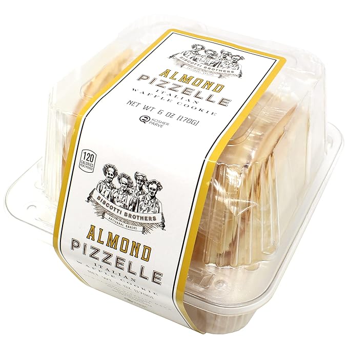 Biscotti Brothers Bakery Almond Pizzelle, 5.6 oz Grocery