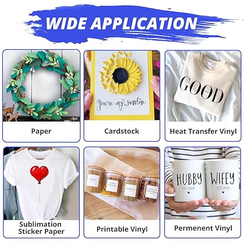 Miniatura 4 de LOKLiK Reemplazo de hoja de punta fina - 2 cuchillas de punta fina estándar compatibles con máquinas de corte LOKLIK CrafterCricut MakerExplore