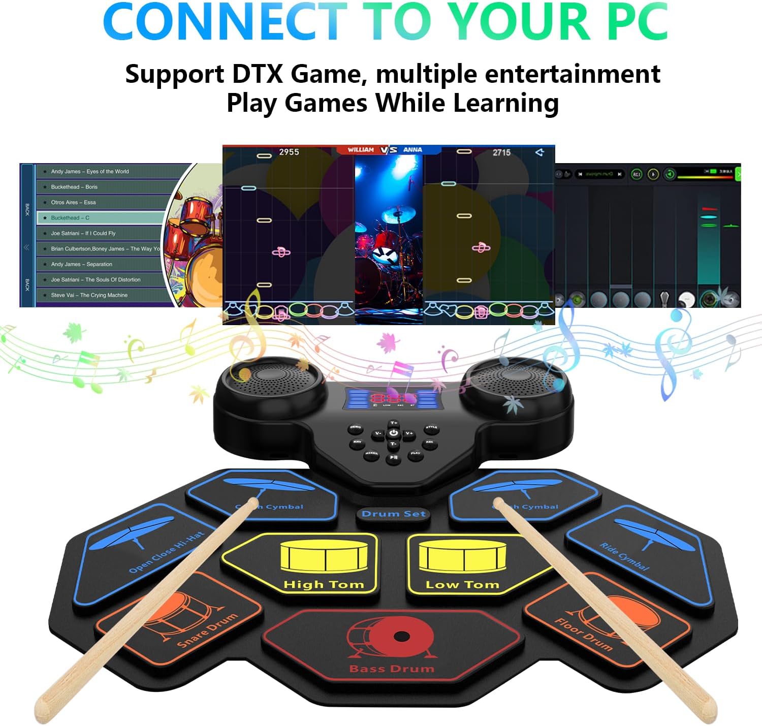 Unleash Your Rhythm: The YUOIOYU Portable Electronic Drum Set Review