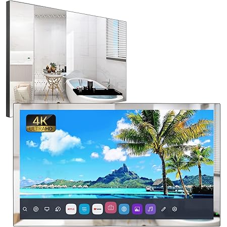 Amazon.com: Soulaca 22 inches Bathroom Mirror 1080p LED Smart TV ...