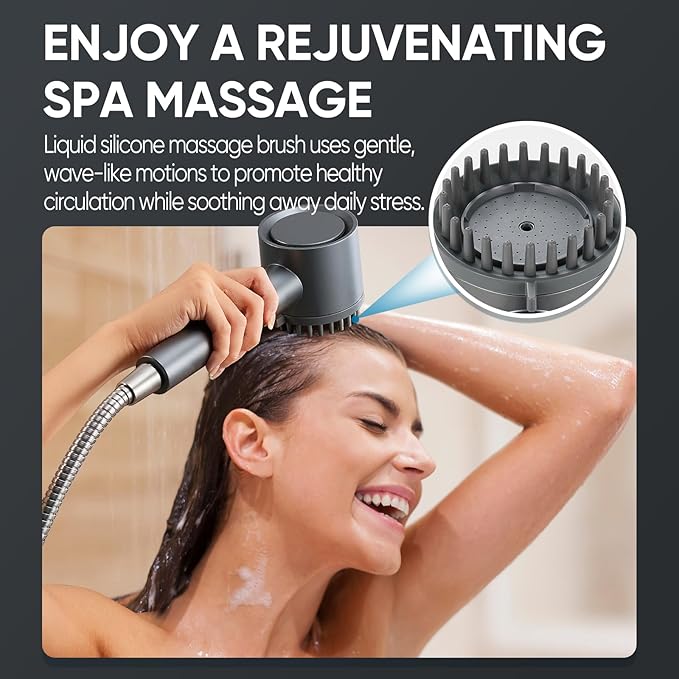 Regadera de Mano Cobbe Ion Drops con Filtro, 5 Modos Alta Presión miniatura 4