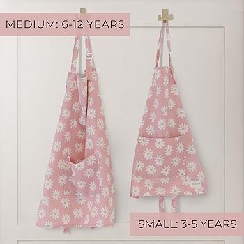 Amazon.com: ZICOTO Kids Apron for Girls & Boys - Toddler Apron