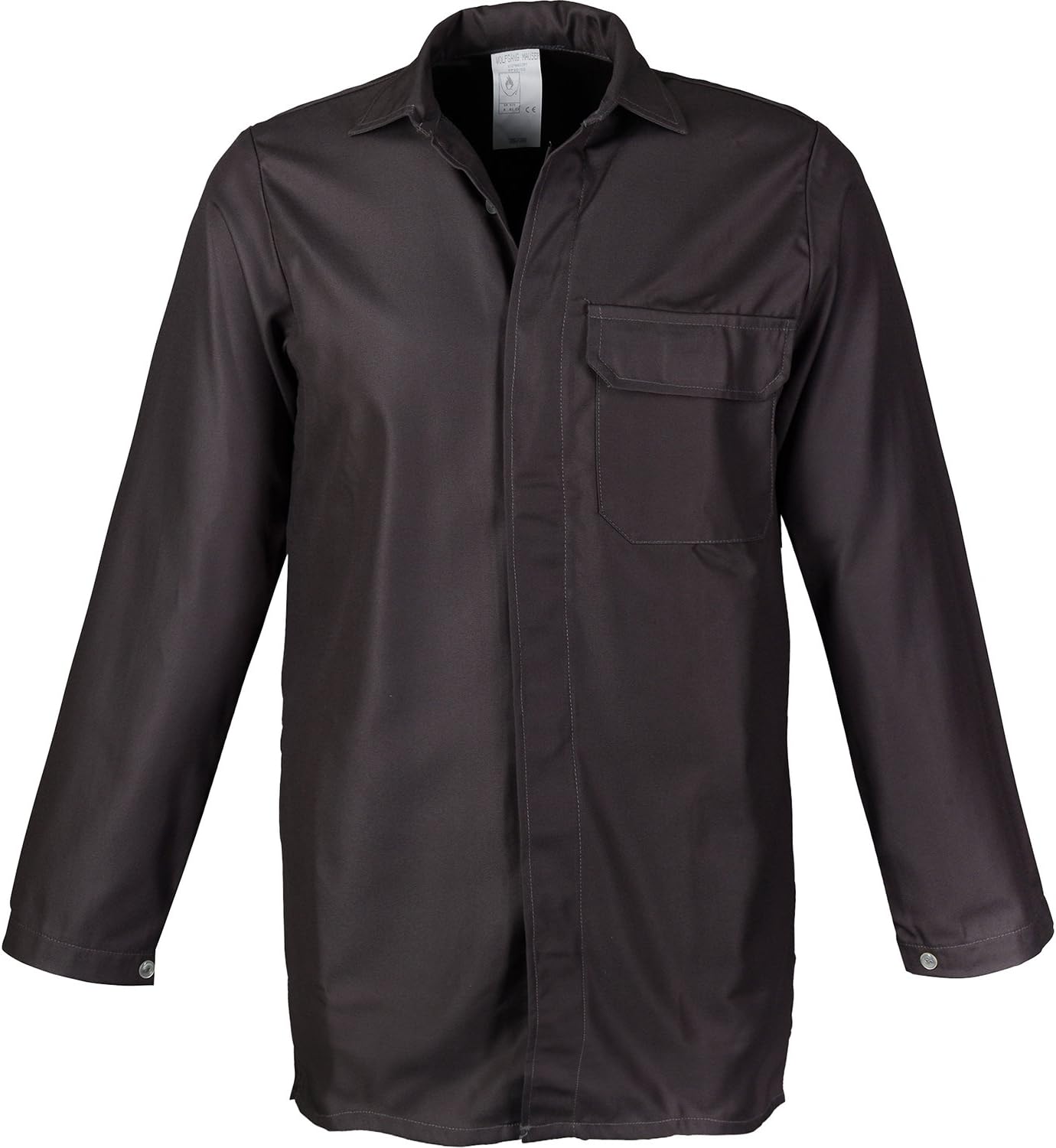 Asatex KS24HE03PY 45 Flame Resistant Shirt, Grey, 45