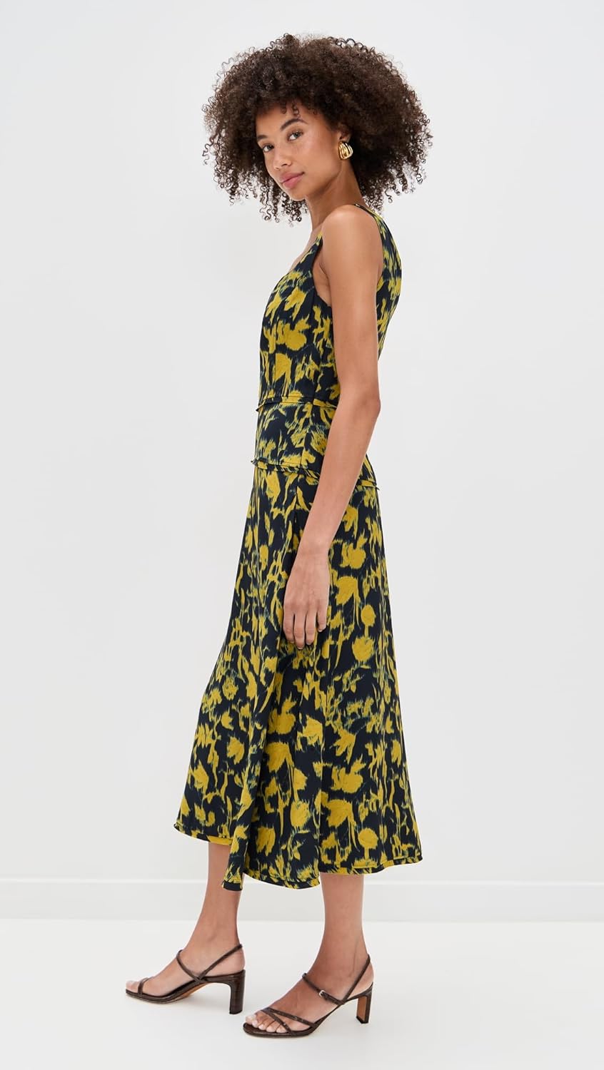 Ulla Johnson Women's Vivi Sweetheart Neckline Midi Dress - Image 4