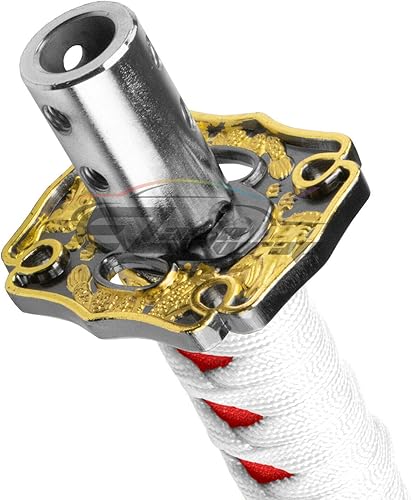 Miniatura 6 de Espada Samurai 5.9pulgadas., 15cm, Rojo blanco