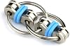 Tom's Fidgets Original Flippy Chain Fidget Toy - Perfect for ADHD, Anxiety, and Autism - Bike Chain Fidget Stress Reducer for Adults and Kids (1, Black)