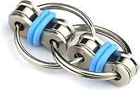 Original Flippy Chain Fidget Toy - Perfect for ADHD, Anxiety, and Autism - Bike Chain Fidget Stress Reducer for Adults and Kids (1, Blue)