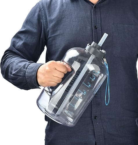 Miniatura 8 de ALINK 12 popotes de plástico reutilizables Boba de 13 pulgadas, extra largas y anchas para batidos de 1 galón, botellas de agua de 6432 onzas, té de