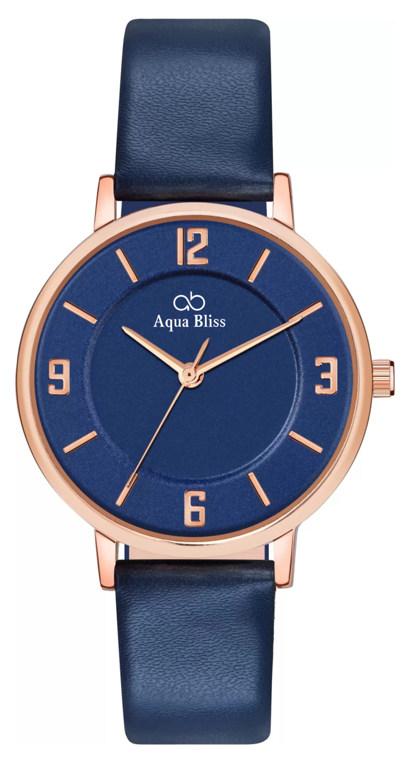 AQUA BLISS 54 Leather Analog Womens Watch (Blue) (B0C16ZCG7L) Amazon Price History, Amazon Price Tracker