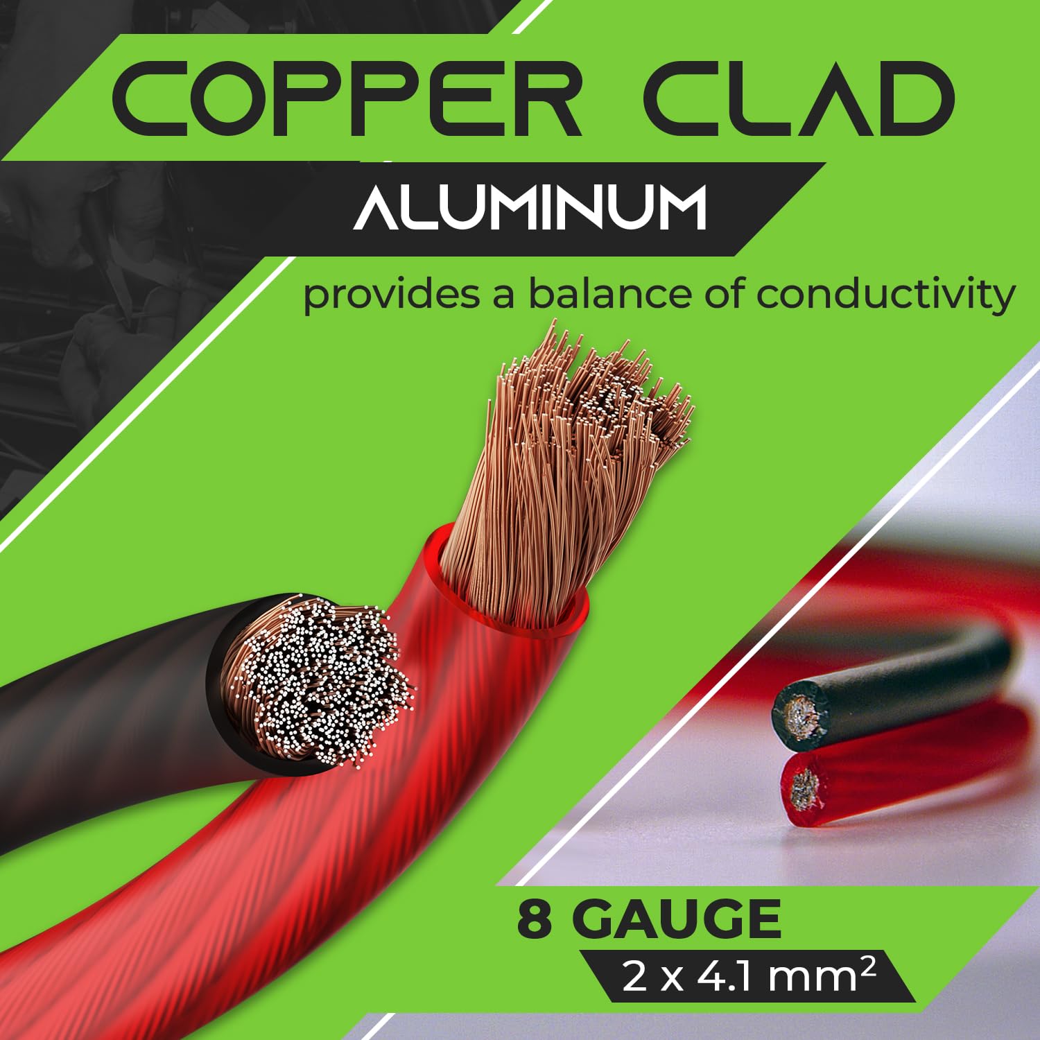 GearIT 14 Gauge Wire 200ft - Black/Red GPT Automotive Primary Bonded Wire Copper Clad Aluminum Cca Car Audio Speaker Wire Trailer Harness Electrical 20