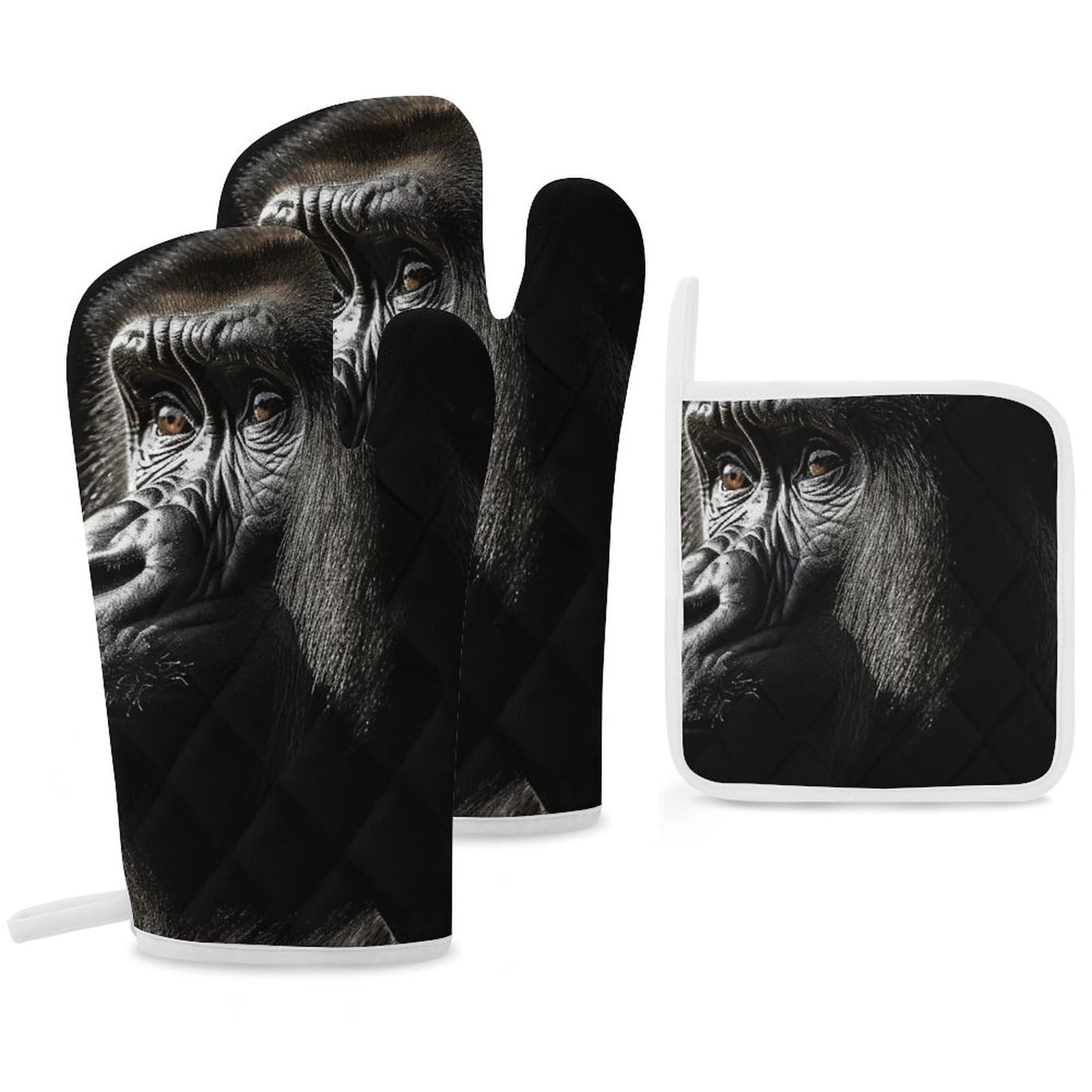 Gants de cuisine et maniques Gorilla, le cadeau de pendaison de crémaillère idéal