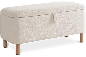 Boucle Shoe Storage Ottoman: A Stylish and Functional Addition to Any Space