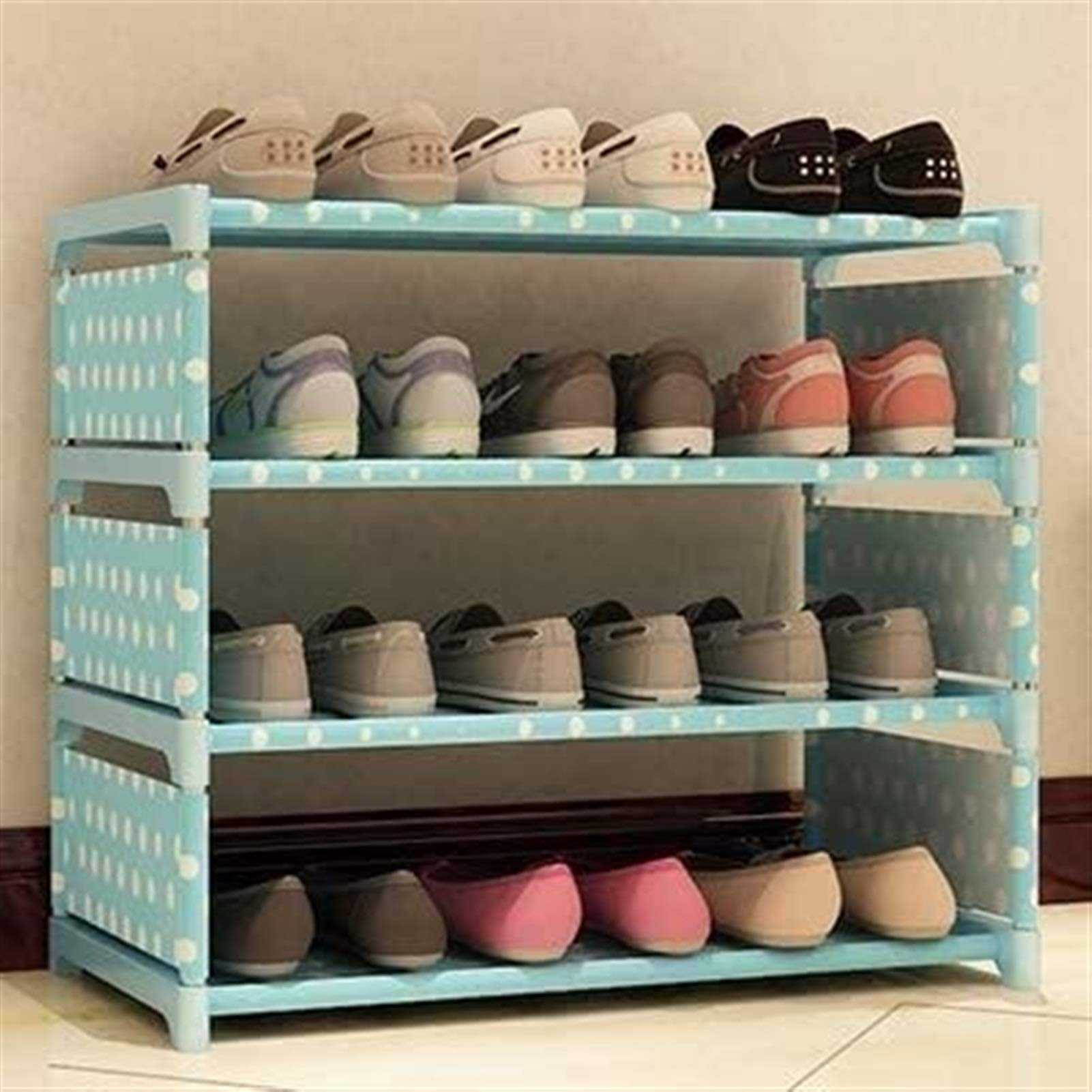 Armoire à chaussures simple et organisateur de meubles modulable pour intérieur